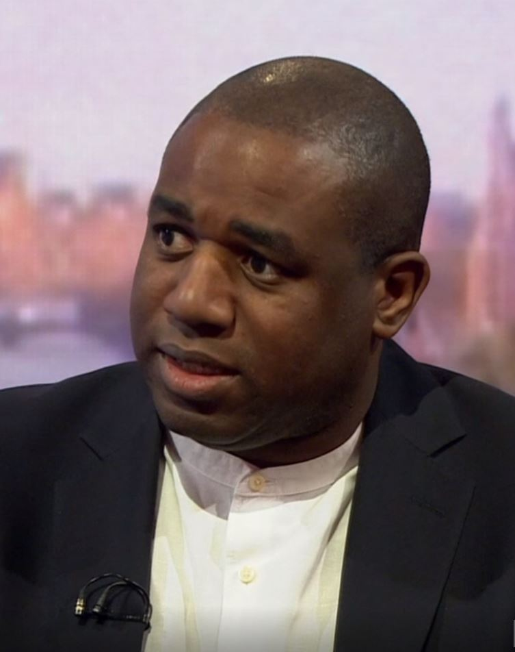  Labour MP David Lammy likened Leave voters to Nazis