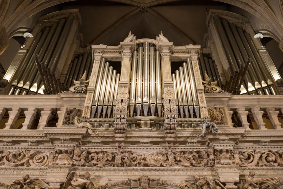 Notre Dame is home to one of the most famous organs in the world - with 8,000 pipes