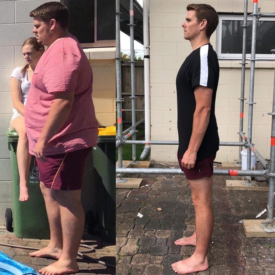  Ben Pamment lost half of his body weight after a drastic change in lifestyle