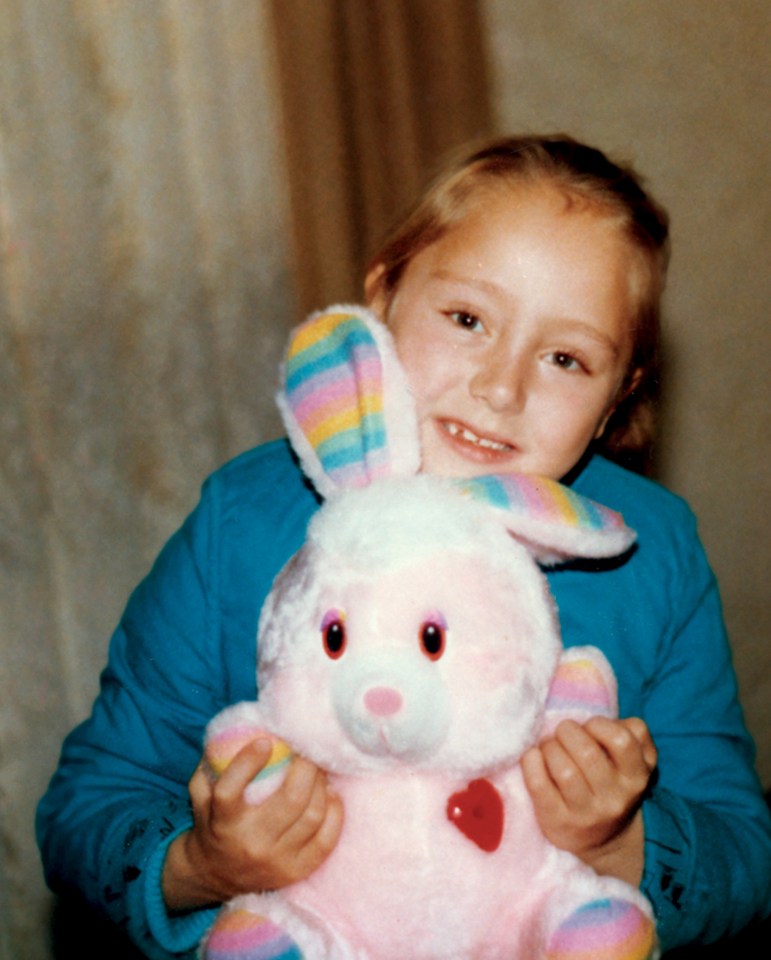  Rachel as a child - she began injecting heroin at 15