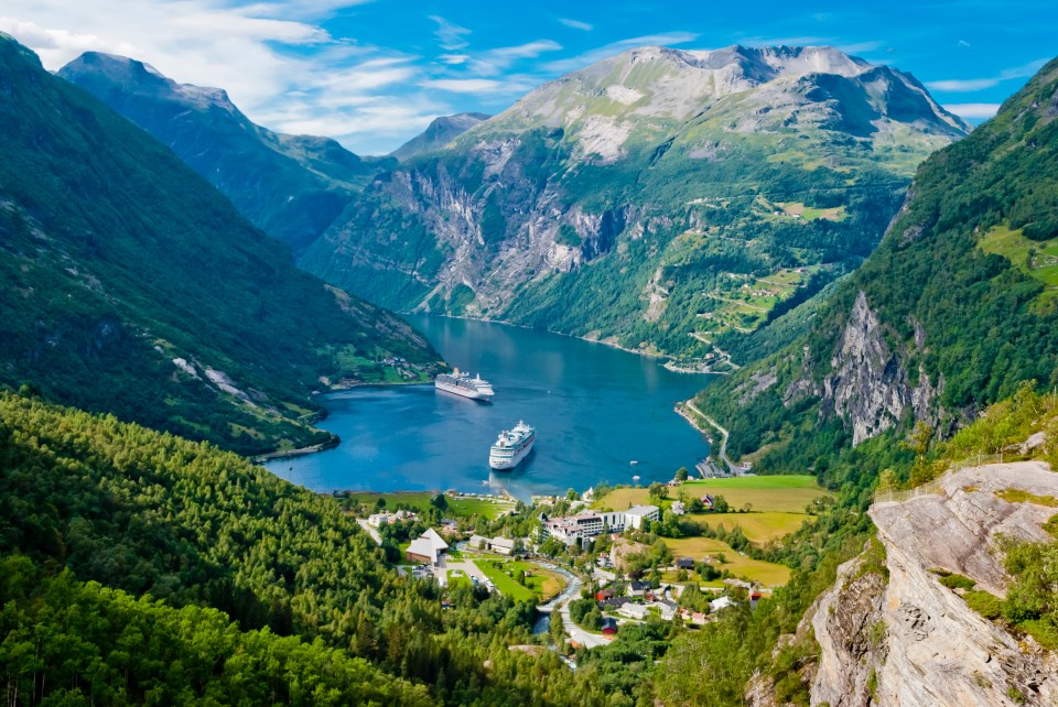  Set sail to the beautiful Geiranger Fjord in Norway on board Princess Cruises' Sapphire Princess