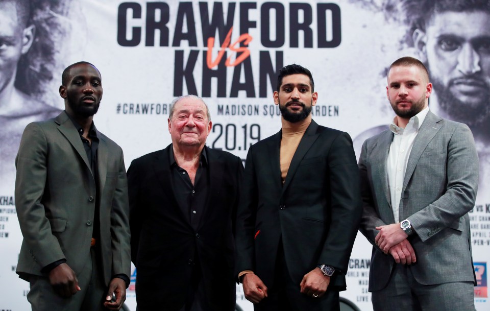 Khan is looking to stun Crawford in his own backyard