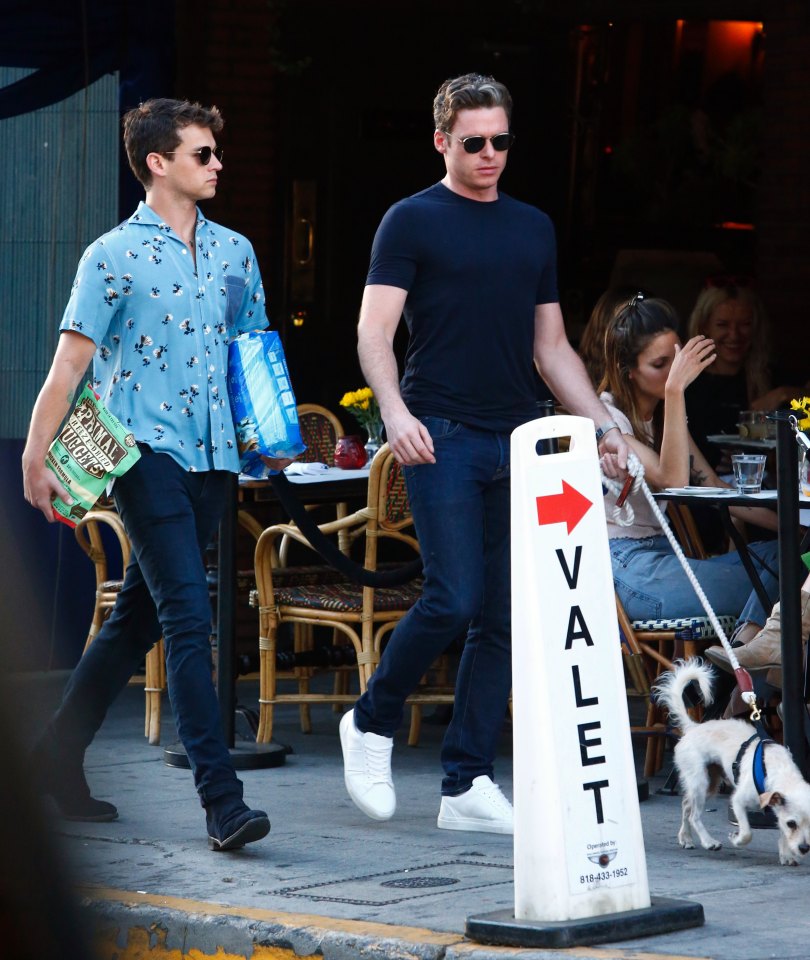  The pals were seen walking Charlie together in LA