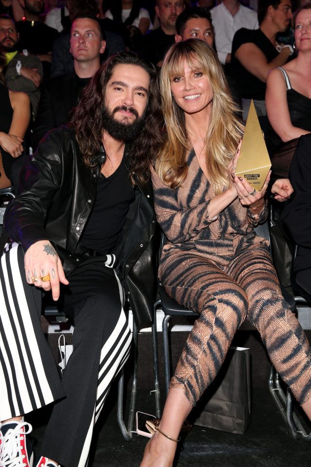  Heidi was snapped with fiance Tom Kaulitz during the German ceremony