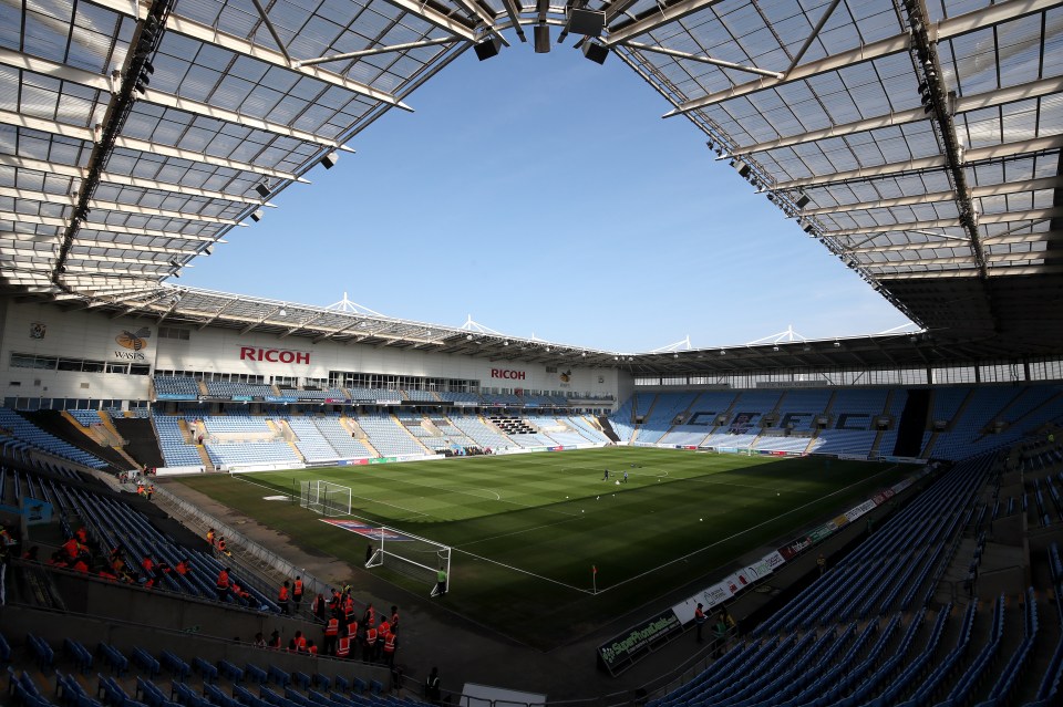  Coventry had faced becoming homeless and getting kicked out of the league