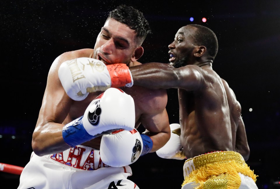 Amir Khan took a beating at the hands of Terence Crawford in New York