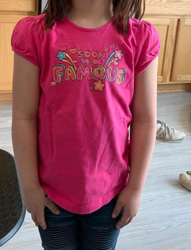  Harmony was left feeling 'super embarrassed' after teachers made her change into a T-shirt