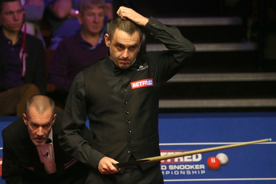 Ronnie O'Sullivan was dumped out of the World Championships by amateur James Cahill