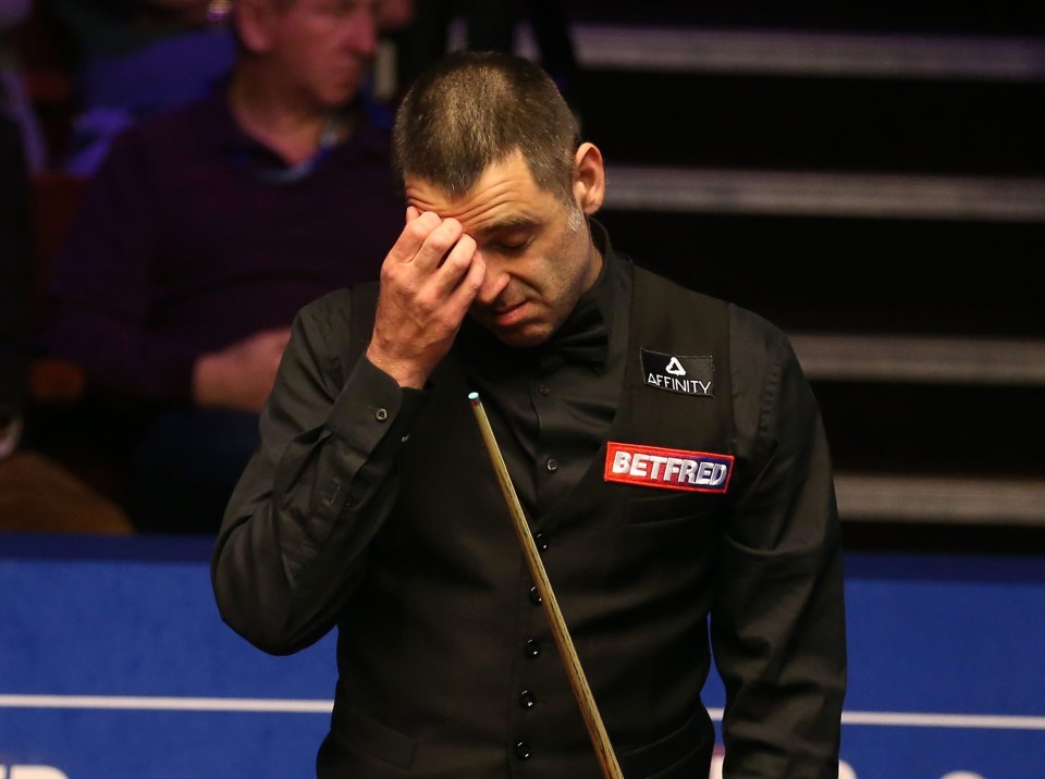 Ronnie O'Sullivan was dumped out of the World Championships by amateur James Cahill