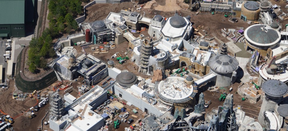  New aerial images have revealed the exciting new Star Wars park