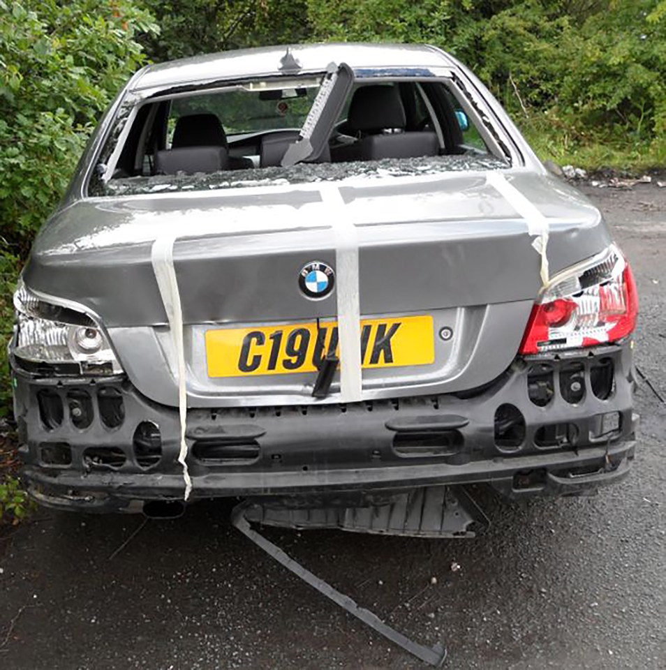 One of the cars involved in the scams in south Wales