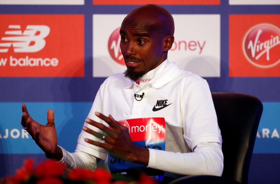 Farah has revealed he was robbed on his 36th birthday in Ethiopia last month