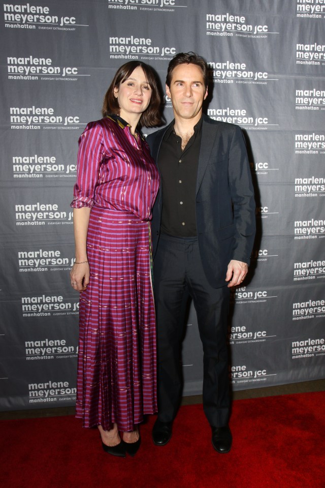  Alessandro Nivola is seen with his wife and British actress Emily Mortimer.