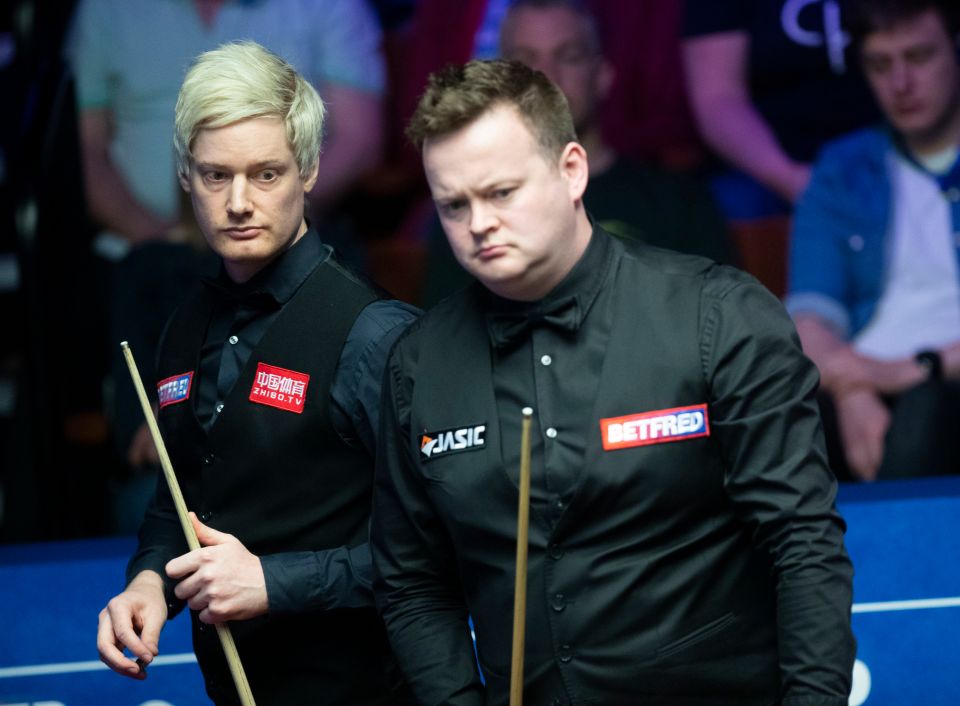  Murphy and Neil Robertson face each other on Friday in the Last 16 at the Crucible