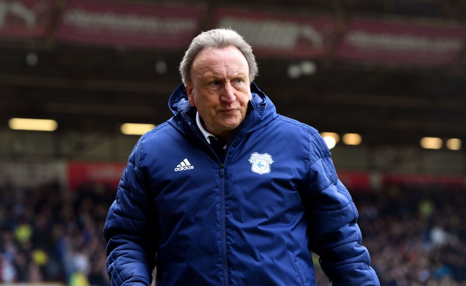  Neil Warnock's side are three points adrift of safety in the league