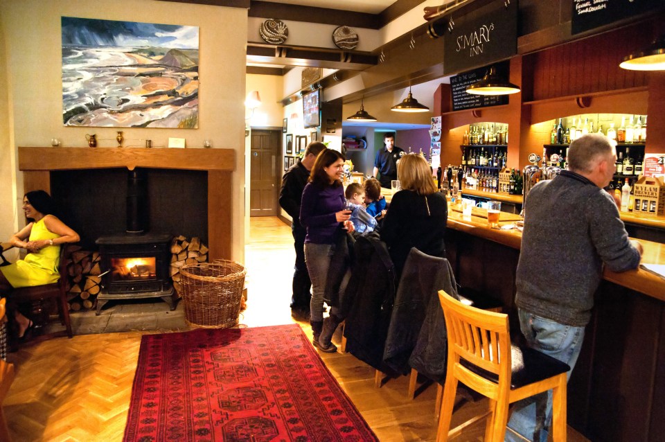 The hotel and pub was the perfect base for exploring England’s northernmost county