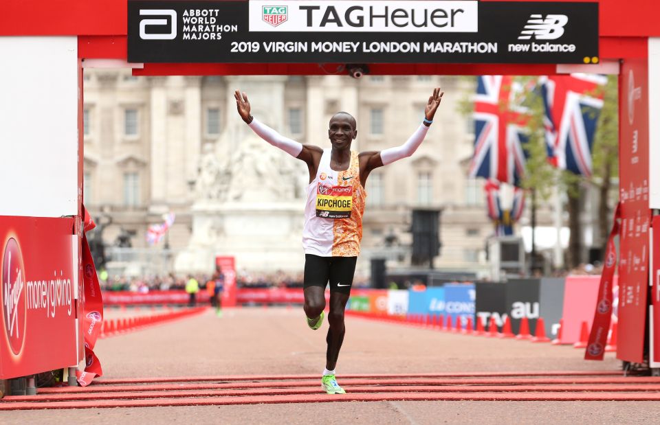 Eliud Kipchoge stormed to yet another London Marathon win