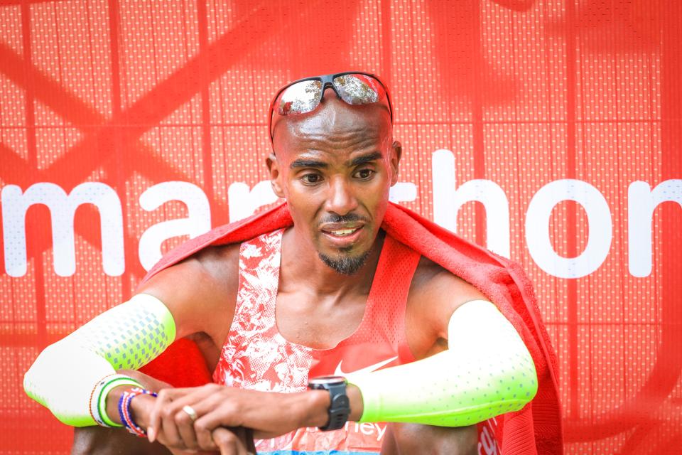  The four-time gold medalist finished fifth in this year's London Marathon