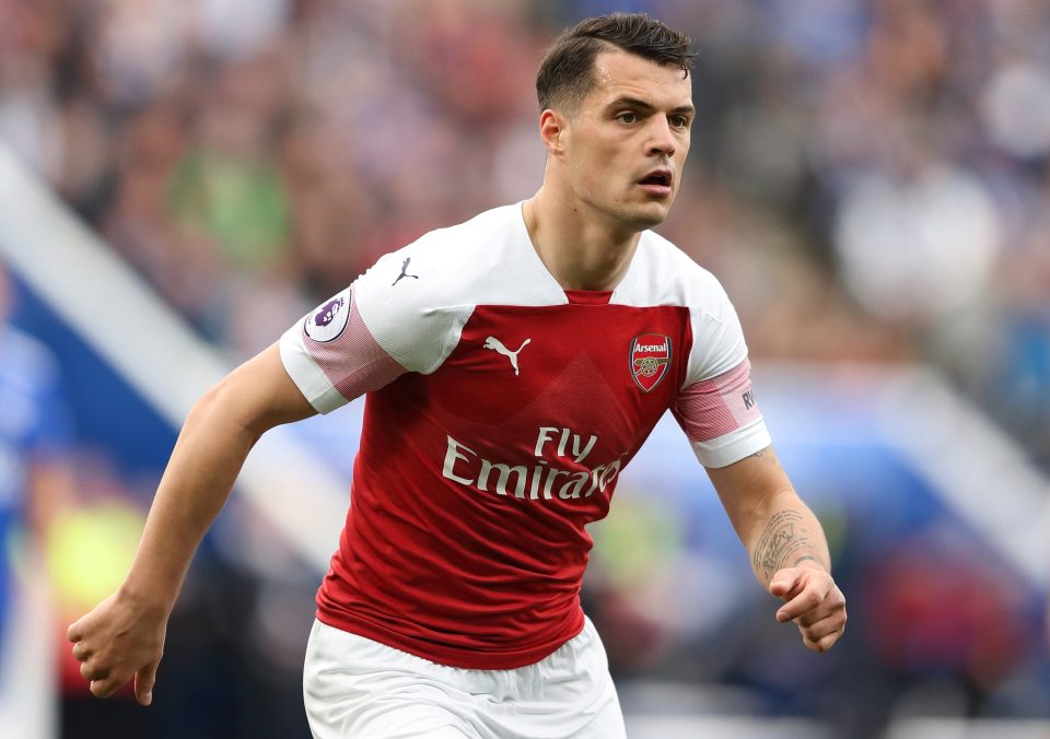  Granit Xhaka has scored four goals for Arsenal in the Premier League this season