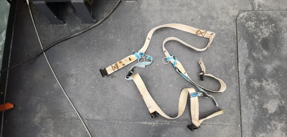  The harness had an inscription on it identifying it as made in St Petersburg