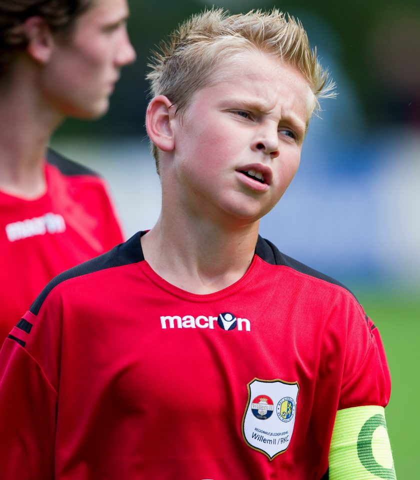  De Jong starred in Willem II's academy where Virgil van Dijk was developed