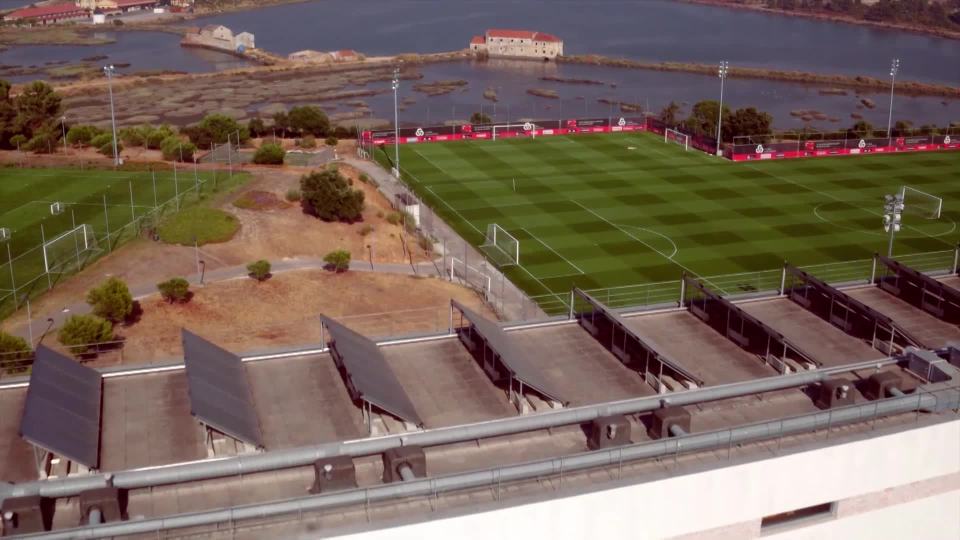  The training academy in Seixal features nine pitches