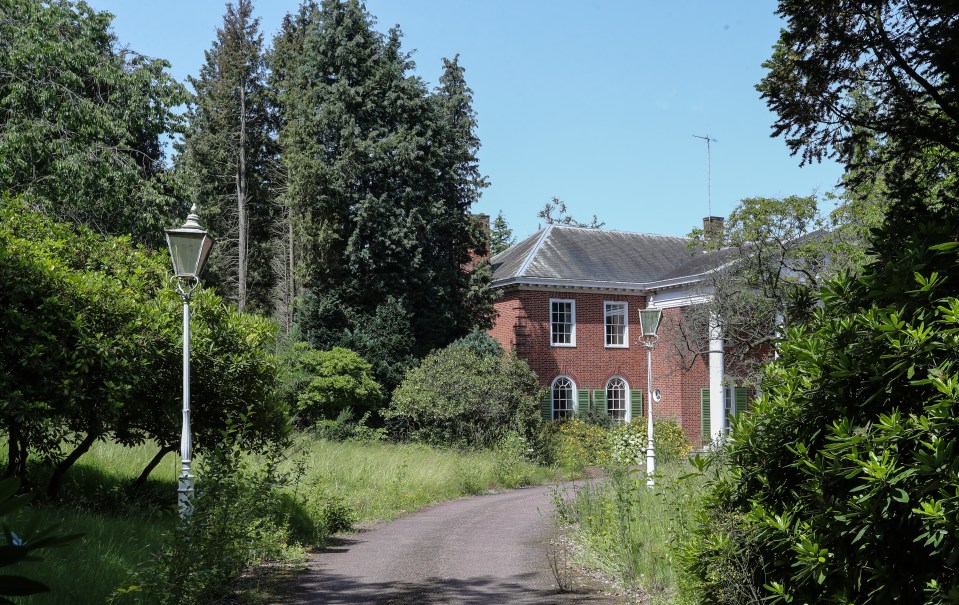  Redcroft mansion, pictured above, has been boarded up and left to rot