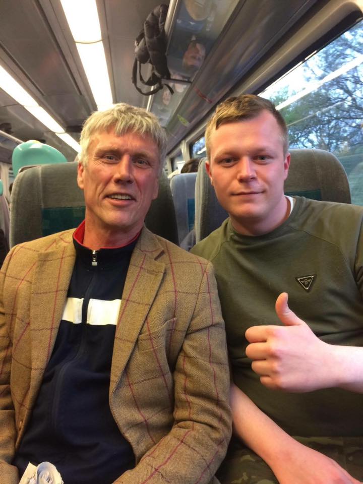  Jon-Ross Watson with Bez from the Happy Mondays