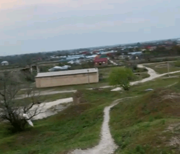  This was the village and hill that Khabib ran up for training every day