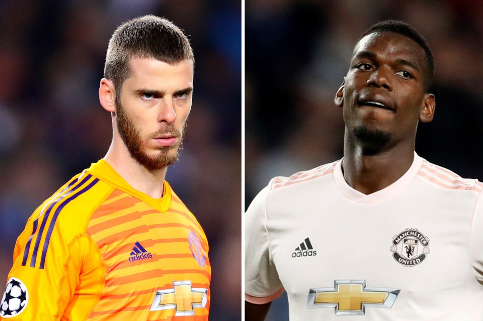 David de Gea and Paul Pogba are both pushing for higher wages at Manchester United