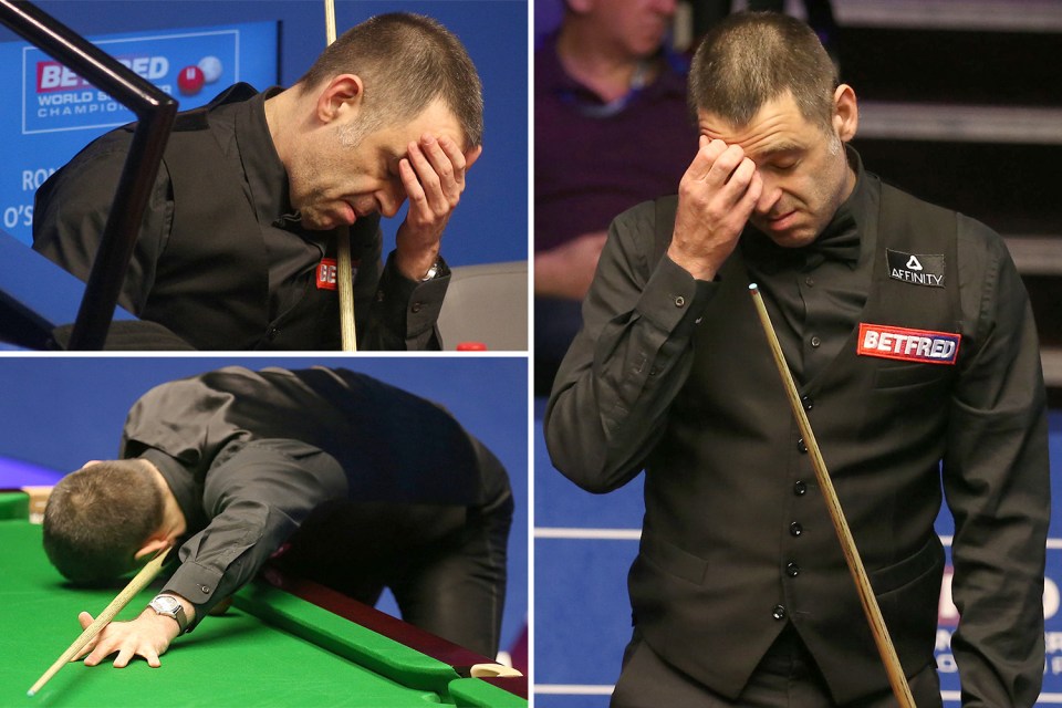  O'Sullivan went out in the first round of the Betfred world snooker championships for the first time since 2003