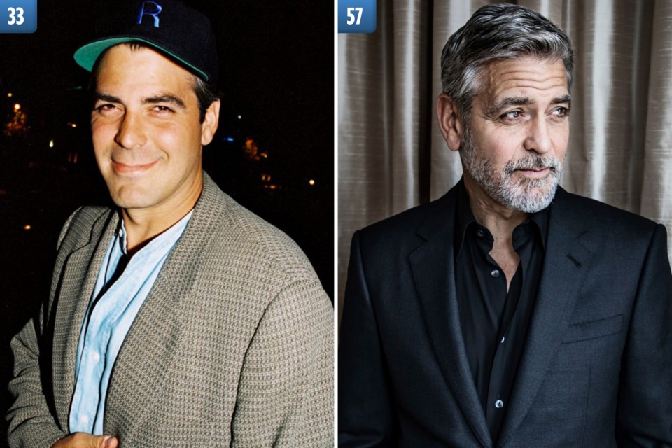  George Clooney is the definition of a silver fox