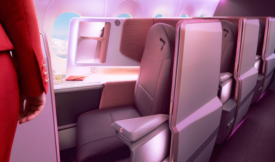  Virgin Atlantic has unveiled the new Upper Class suites on the new fleet