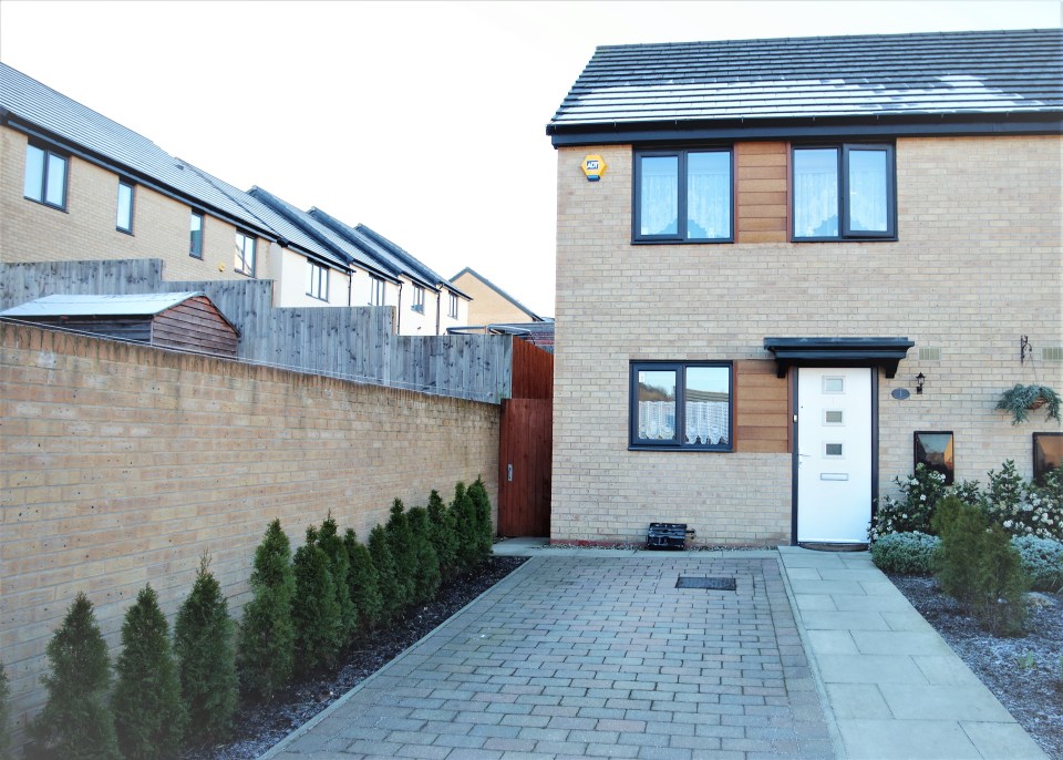  This two-bed semi-detached home is for sale in Bradford in Yorkshire