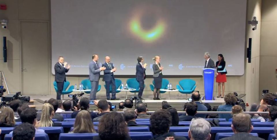  Scientists unveiled the photo at a big press event in Brussels