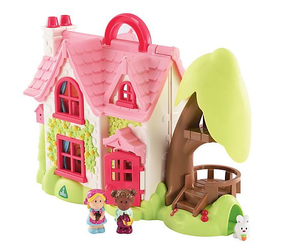 This dolls house is suitable for ages two to five