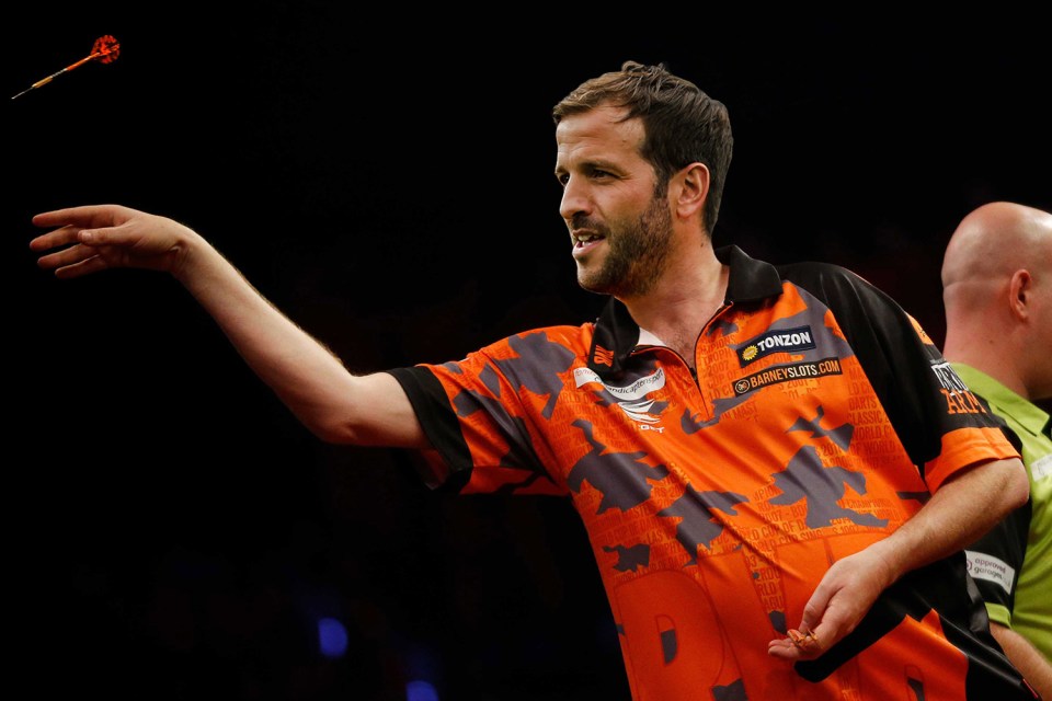 Rafael van der Vaart is trying his hand at darts after retiring from football last year