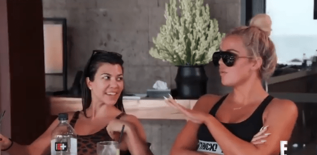  Khloe Kardashian threatened to slap her sister Kourtney after a row on holiday in Bali