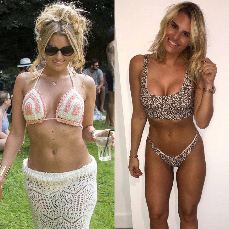  The 29-year-old Towie star dropped 21lbs after overhauling her lifestyle with Herbalife