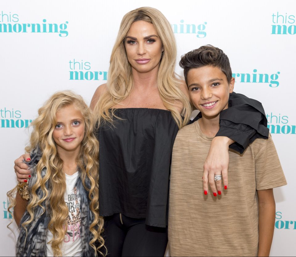  Katie Price dubbed her ex-husband Peter Andre a b****** for not allowing Junior and Princess to publicly attend the launch of her kids clothing range