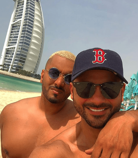  Ryan Thomas is enjoying the high life since getting his finances back on track - seen here millionaire best pal Umar Kamani in Dubai