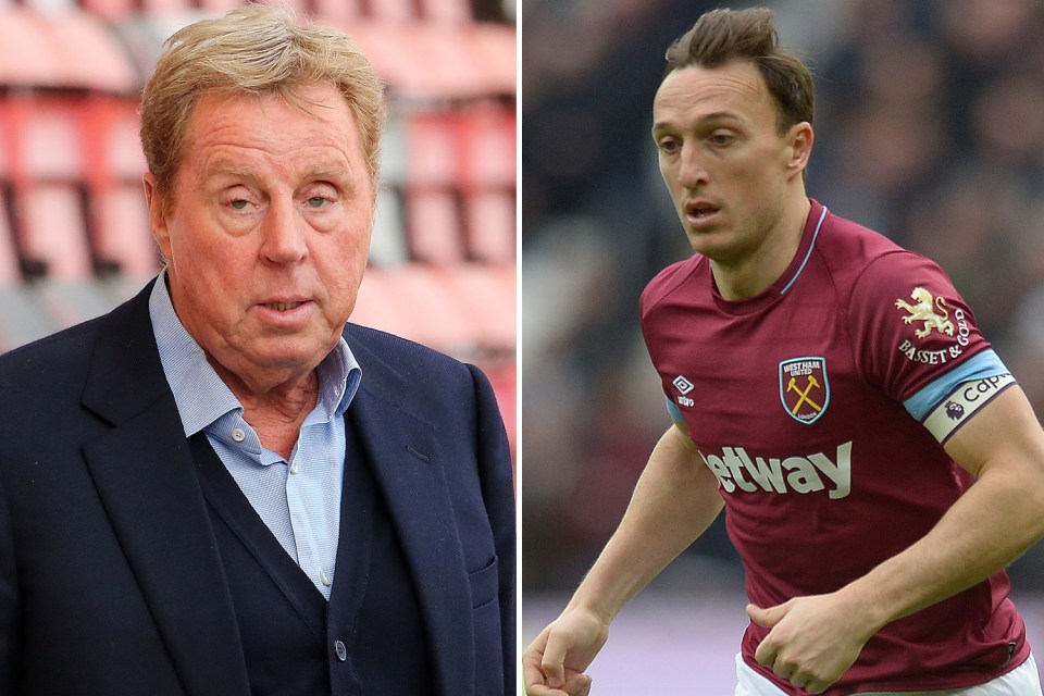  Harry Redknapp thinks Mark Noble is a future West Ham manager