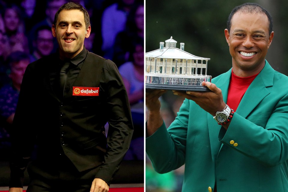  Ronnie O'Sullivan will be looking to follow in the footsteps of golfing legend Tiger Woods by returning to winning ways on the world stage