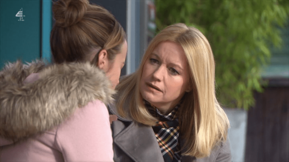  Their showdown came after Sinead's mum Diane urged her to give Laurie another chance during a heart to heart outside the hospital, unaware that he had abused her daughter