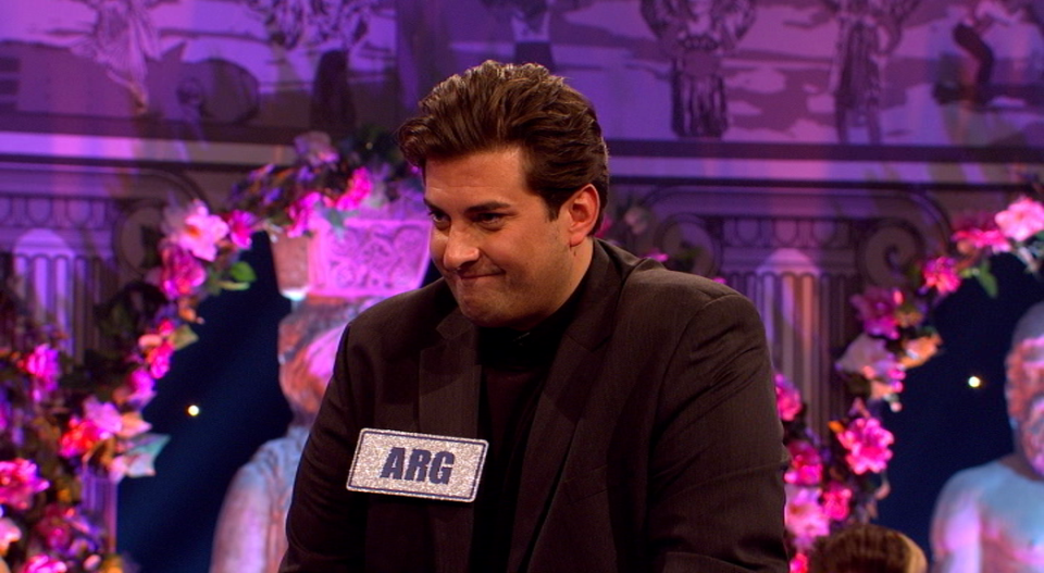  James Argent was left red-faced when girlfriend Gemma Collins discussed his toilet habits