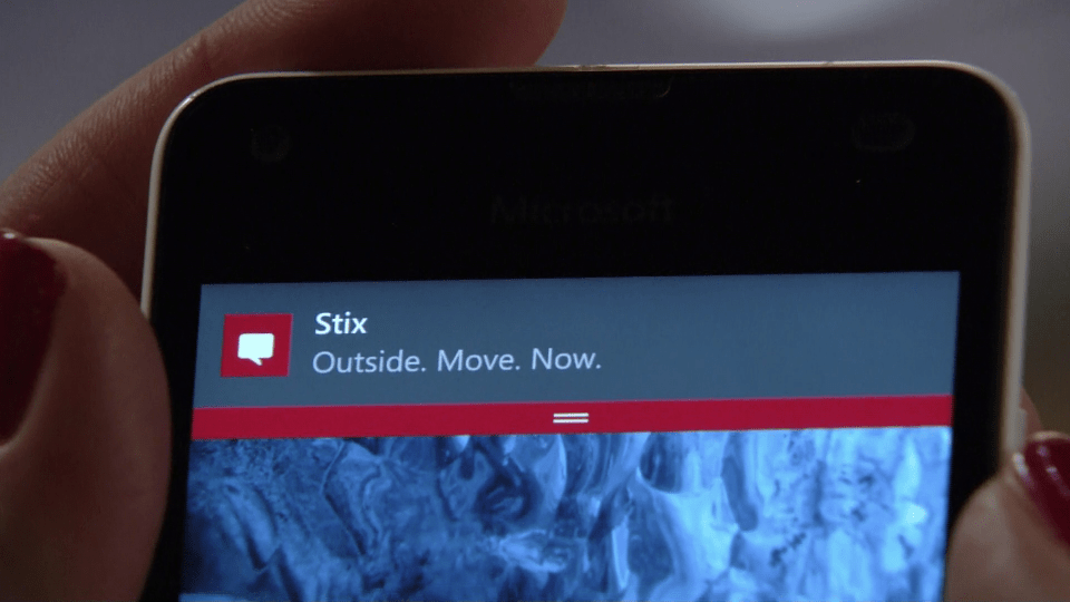  Sharon saw Stix's text to her son