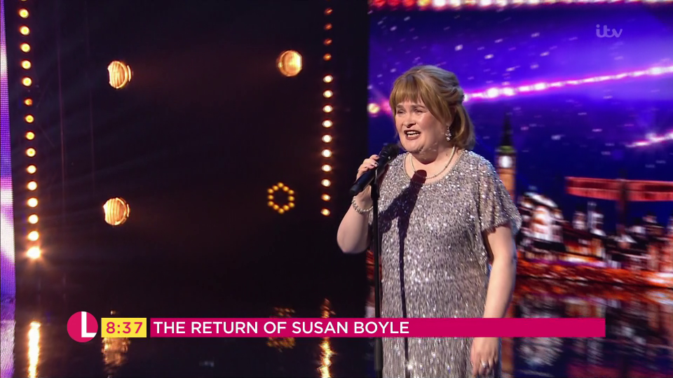  Susan Boyle appeared on BGT ten years after she first auditioned