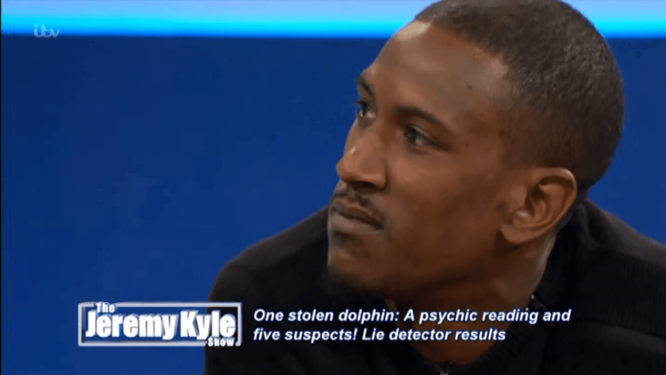  Jeremy Kyle guest Ninja wasn't best pleased when a psychic accused him of stealing from his girlfriend on today's show