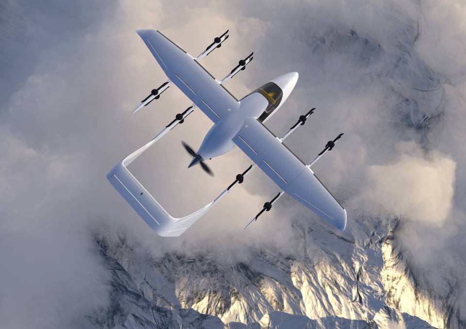 The new concept would virtually take off, similar to a drone