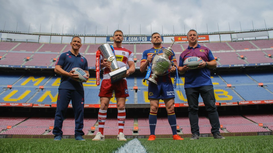  The Challenge Cup holders meet the Super League champions when Catalans play Wigan at Barcelona's Camp Nou